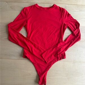 Red bodysuit